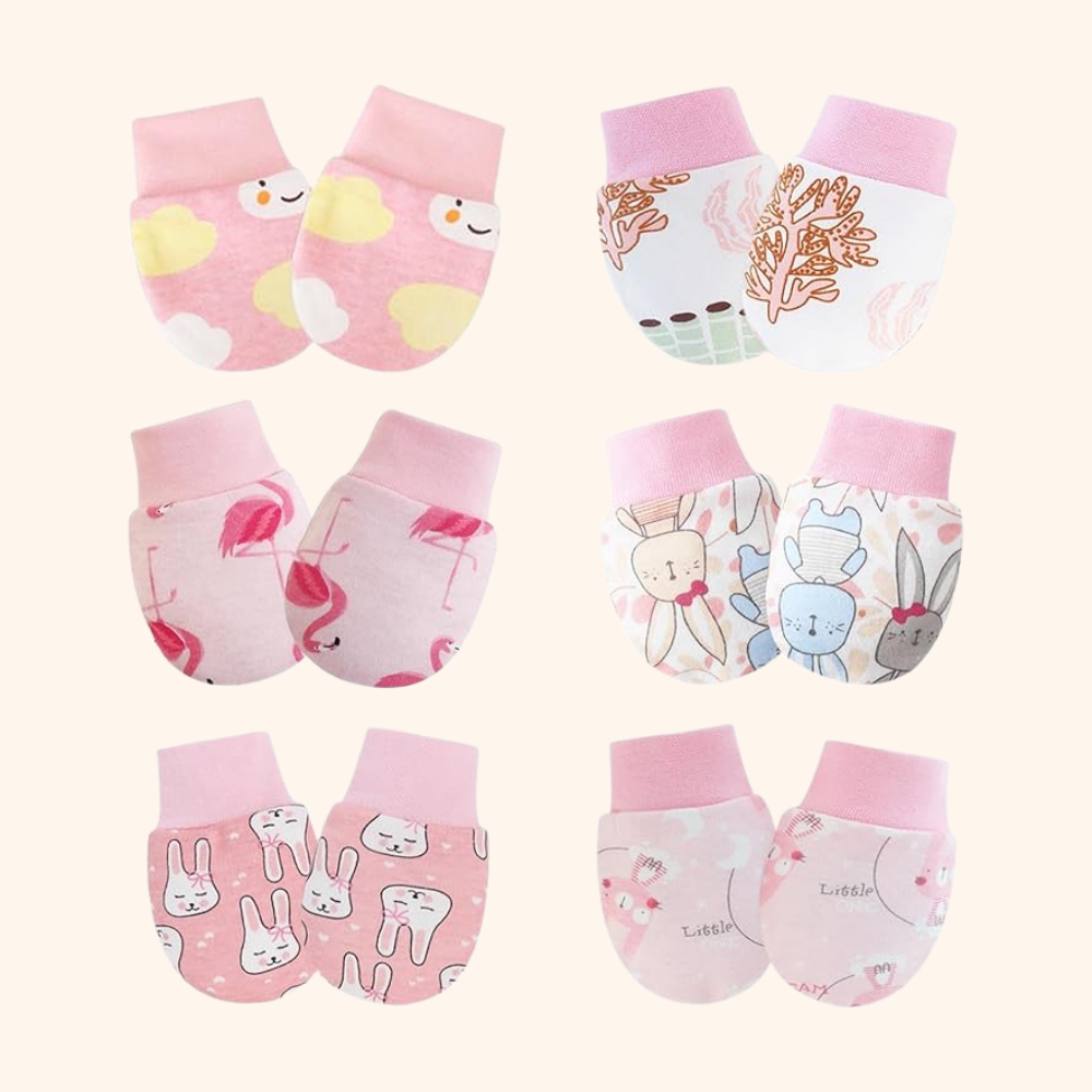 Toddla™ No Scratch Baby Mittens (6-Pack)