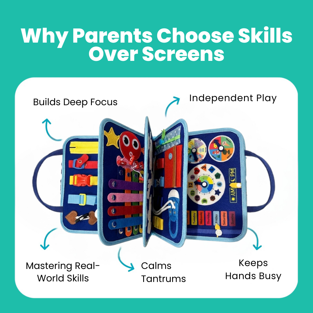 Toddla™ Montessori Busy Board